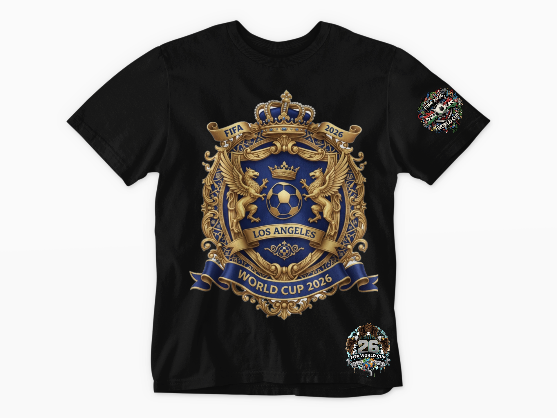 FIFA 2026 Los Angeles Royal Crest Short Sleeve Tee