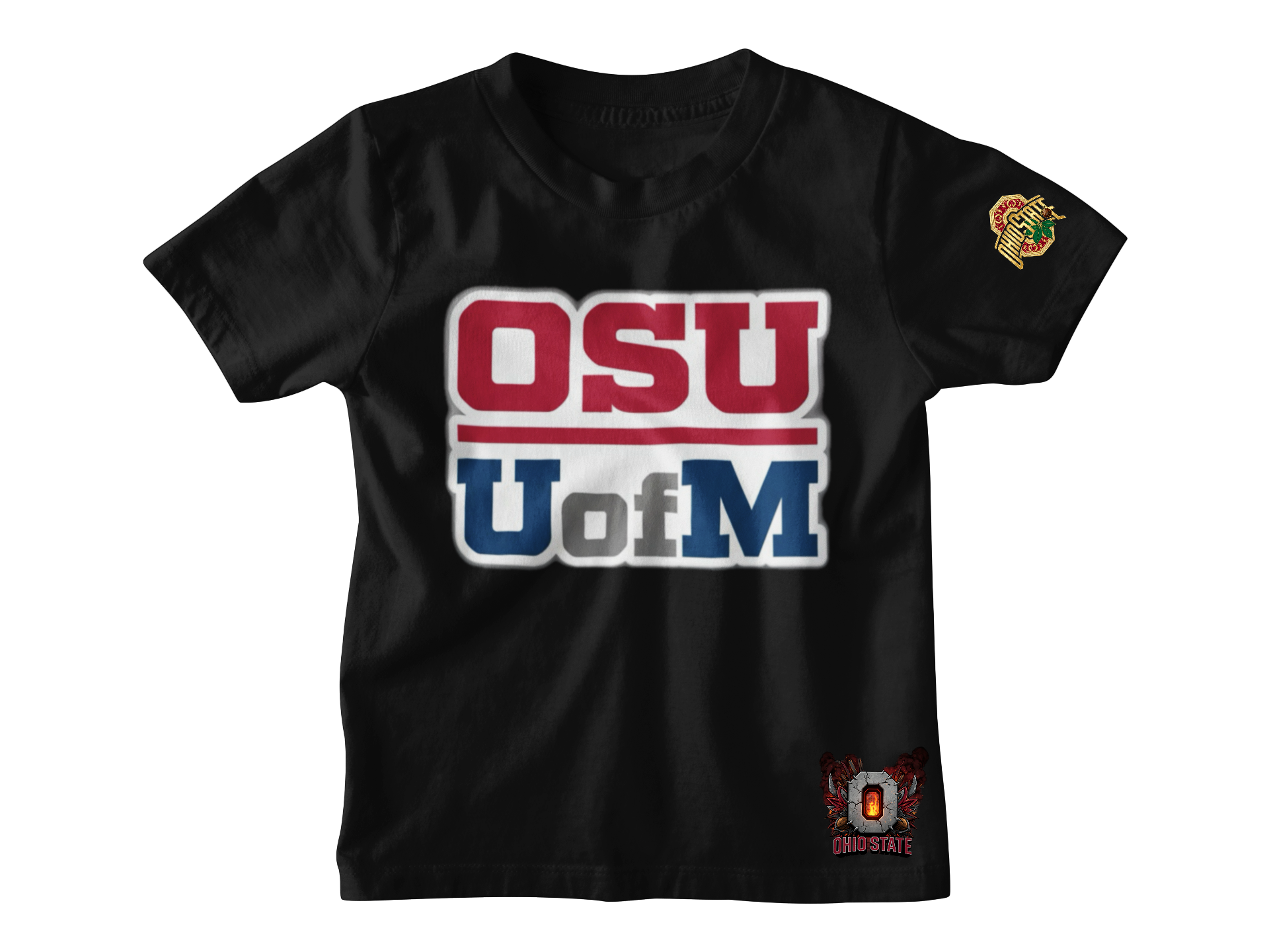 Ohio State “OSU/M” Sleeve Tshirt