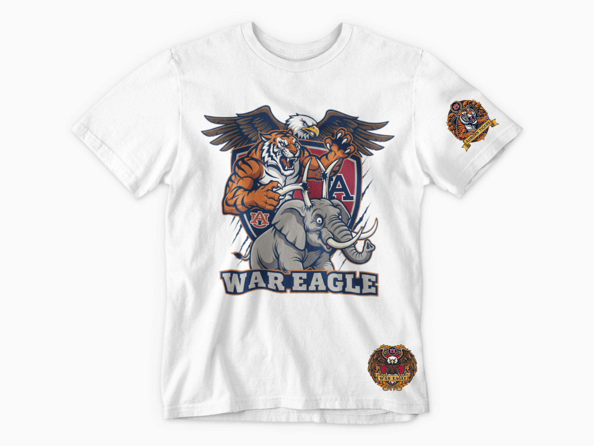 Auburn War Eagles Rivalry Short Sleeve Tshirt