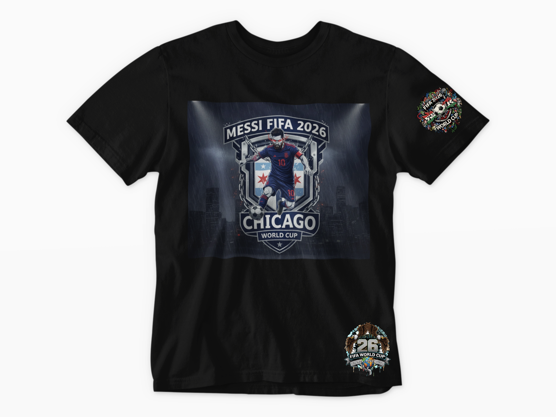 FIFA 2026 Chicago Messi Short Sleeve Tee
