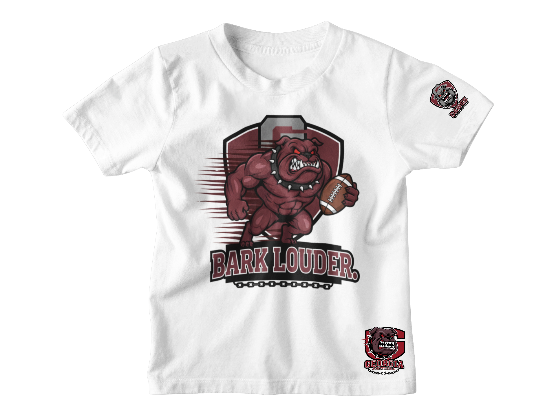 Georgia Bulldogs “Bark Louder” Short Sleeve Tshirt
