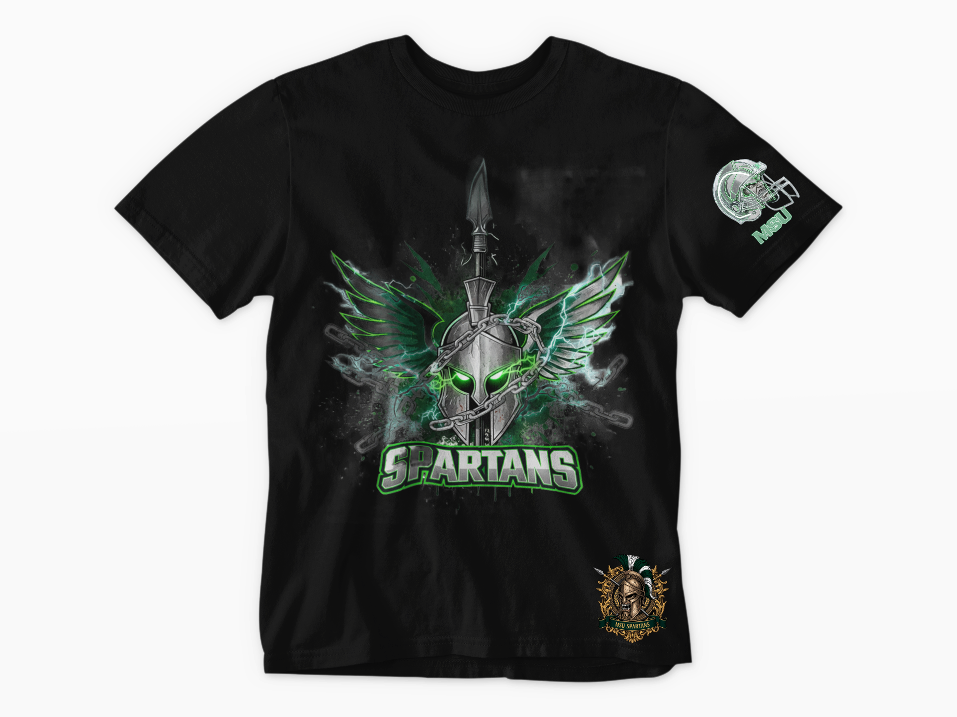 Michigan State Electric Spartan Short Sleeve Tee