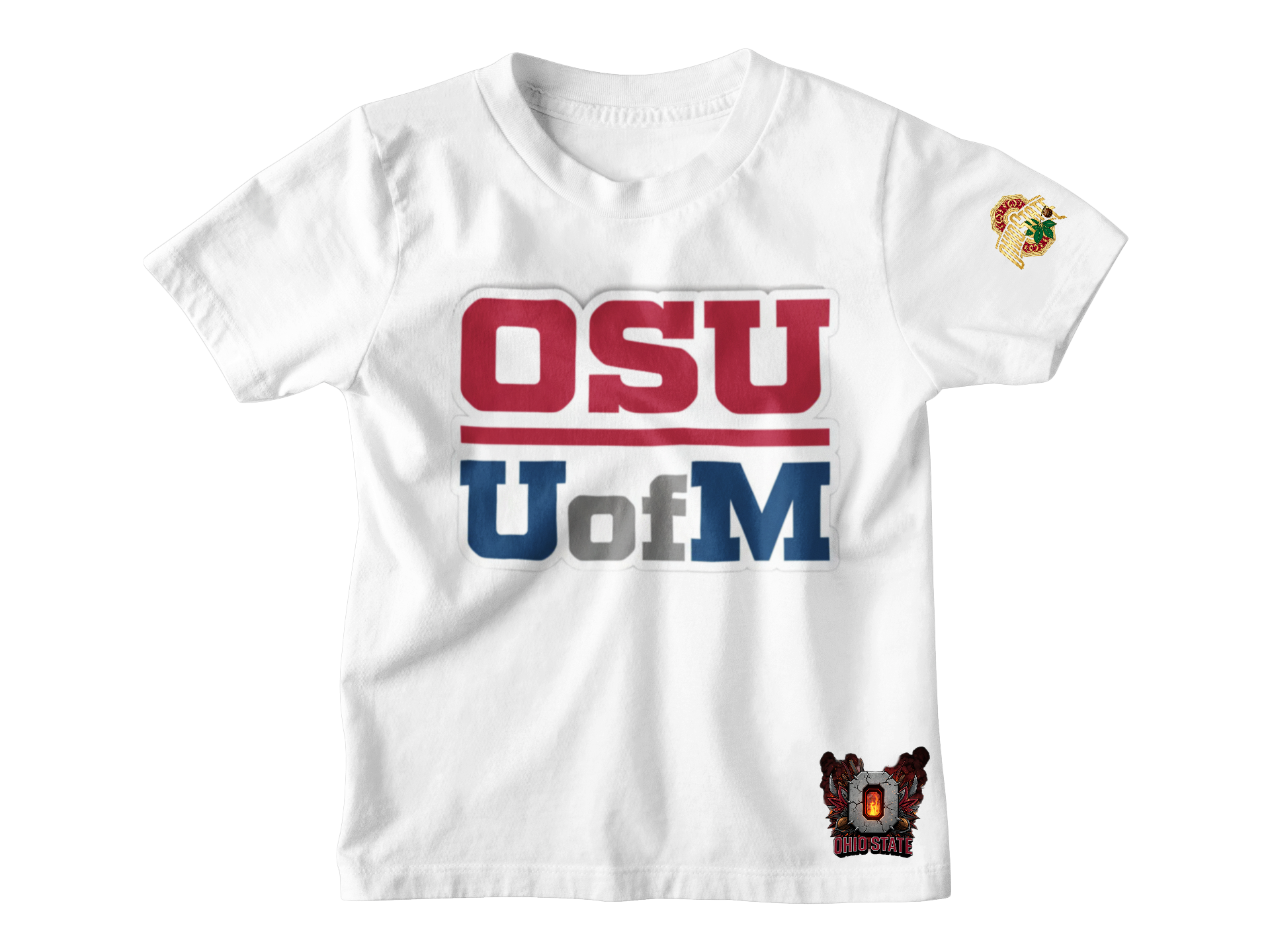 Ohio State “OSU/M” Sleeve Tshirt