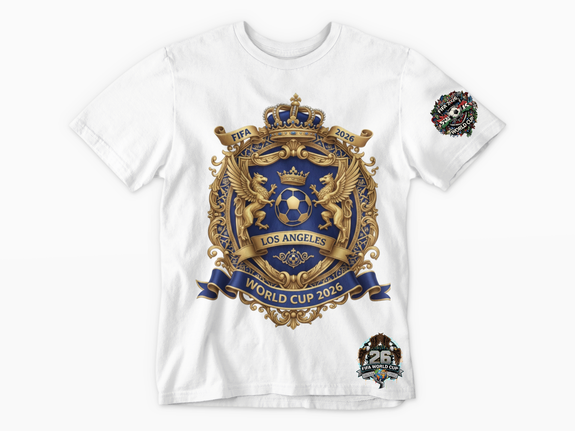 FIFA 2026 Los Angeles Royal Crest Short Sleeve Tee