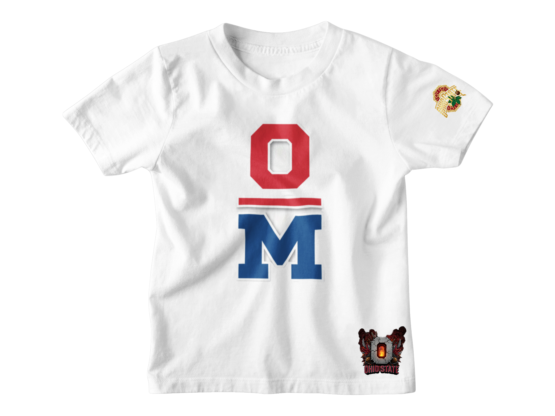Ohio State “O/M” Sleeve Tshirt