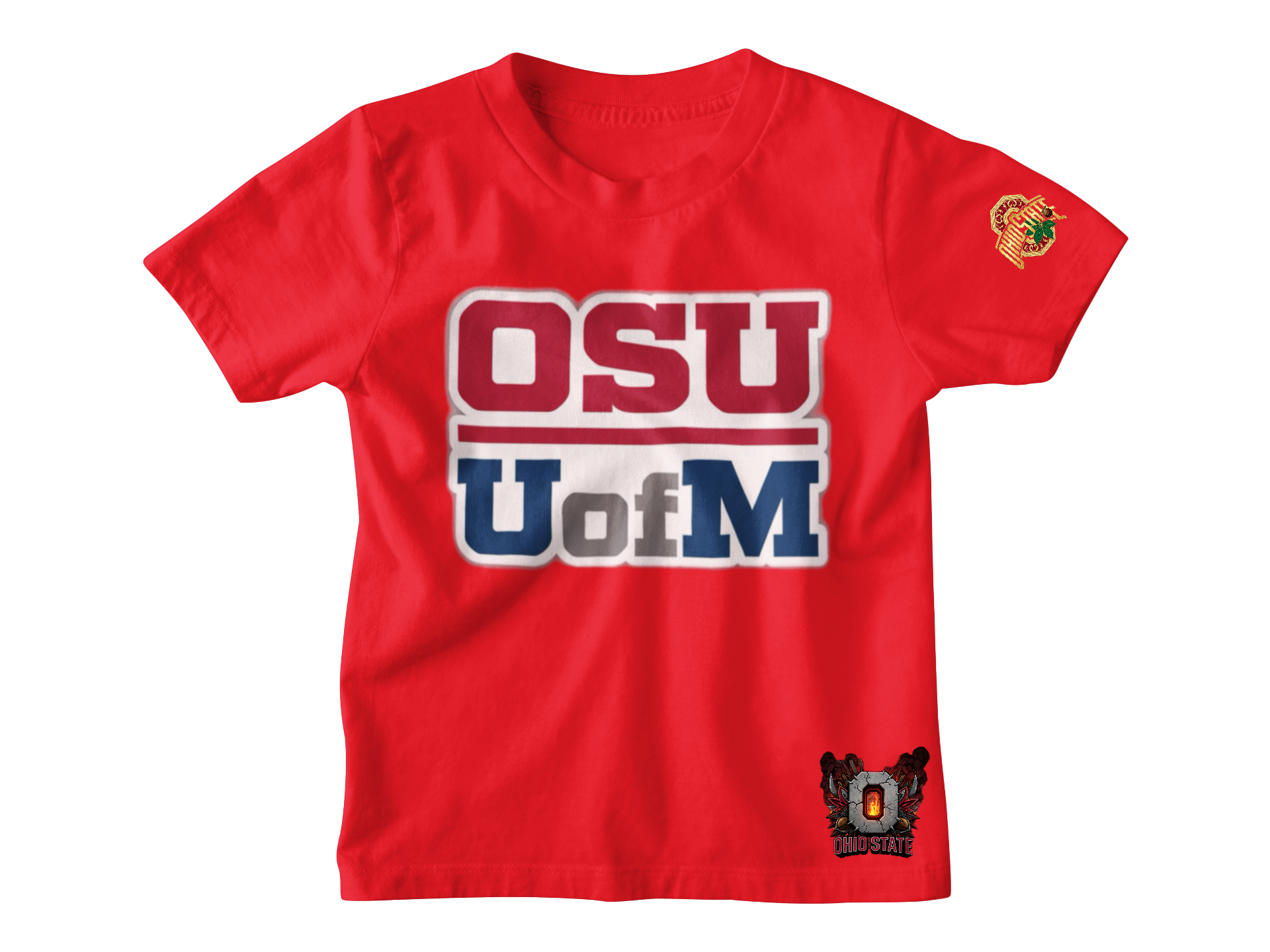 Ohio State “OSU/M” Sleeve Tshirt