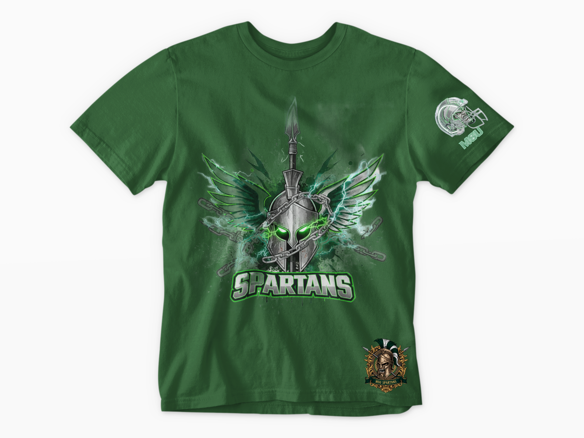 Michigan State Electric Spartan Short Sleeve Tee