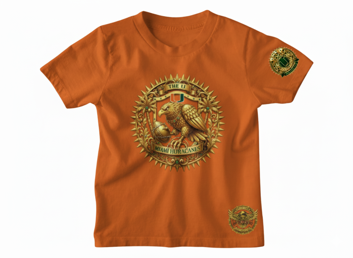 Canes Orange Golden Hour Tee