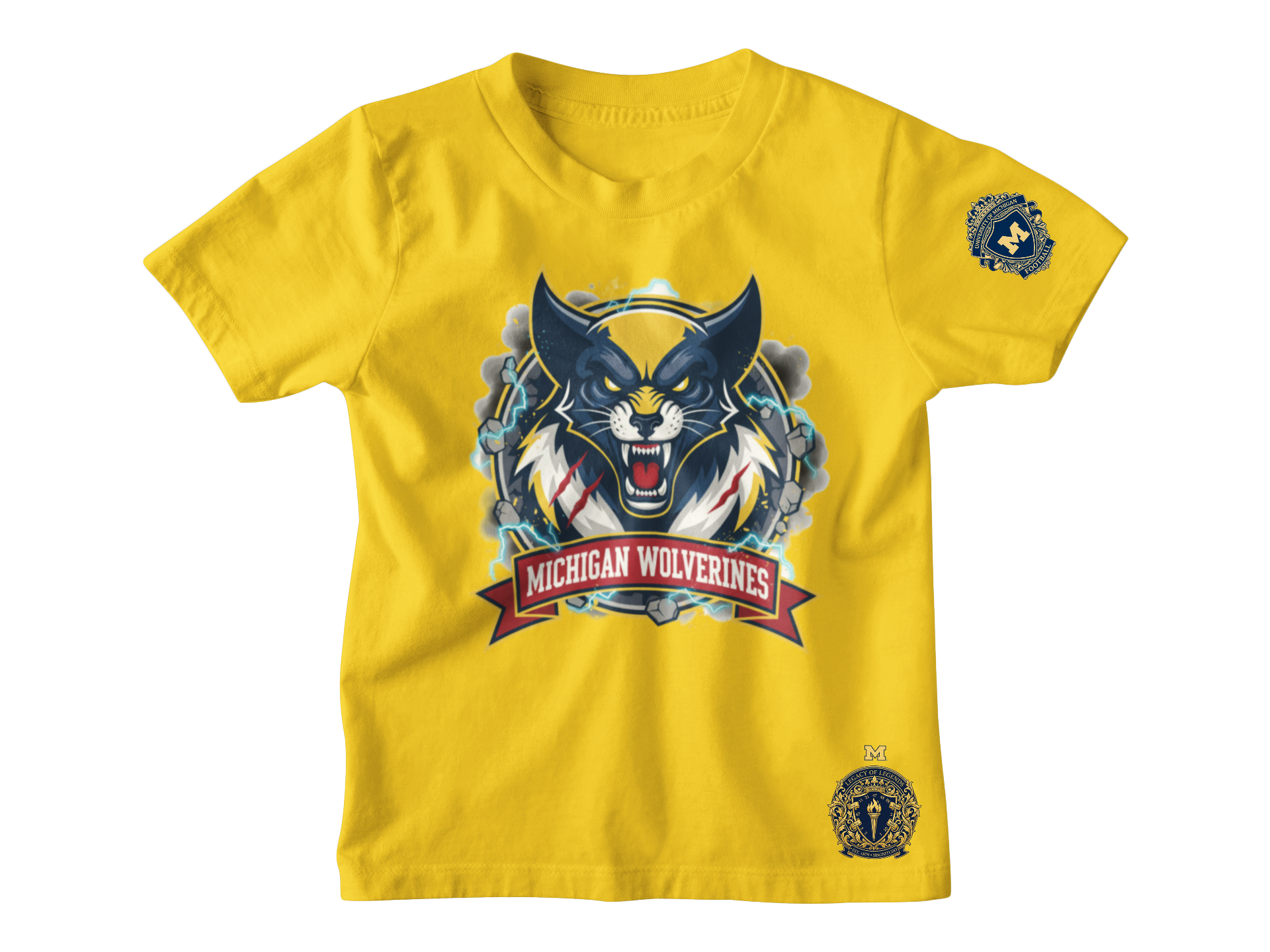Michigan “Wolverine Attack” Short Sleeve Tshirt