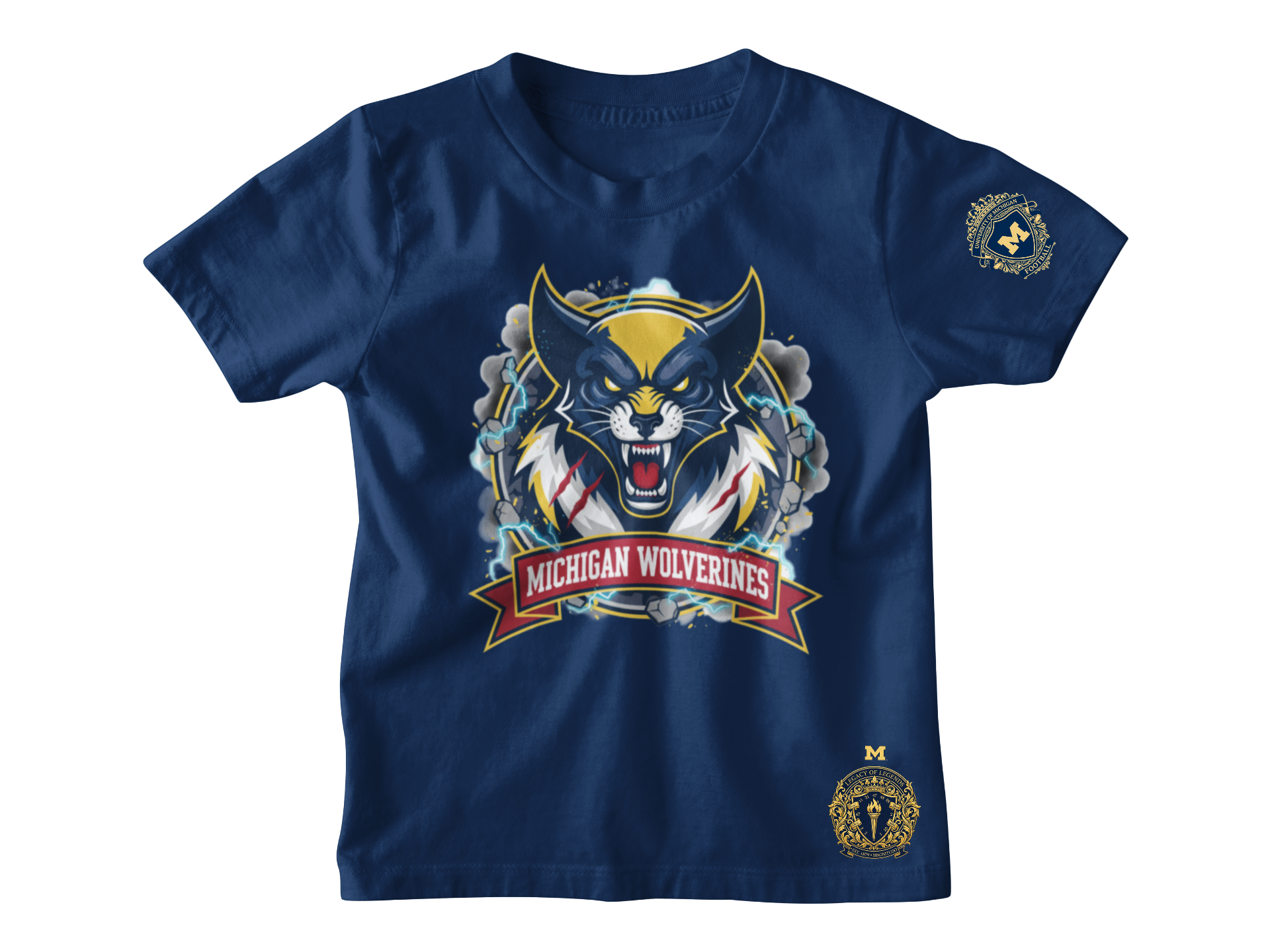 Michigan “Wolverine Attack” Short Sleeve Tshirt