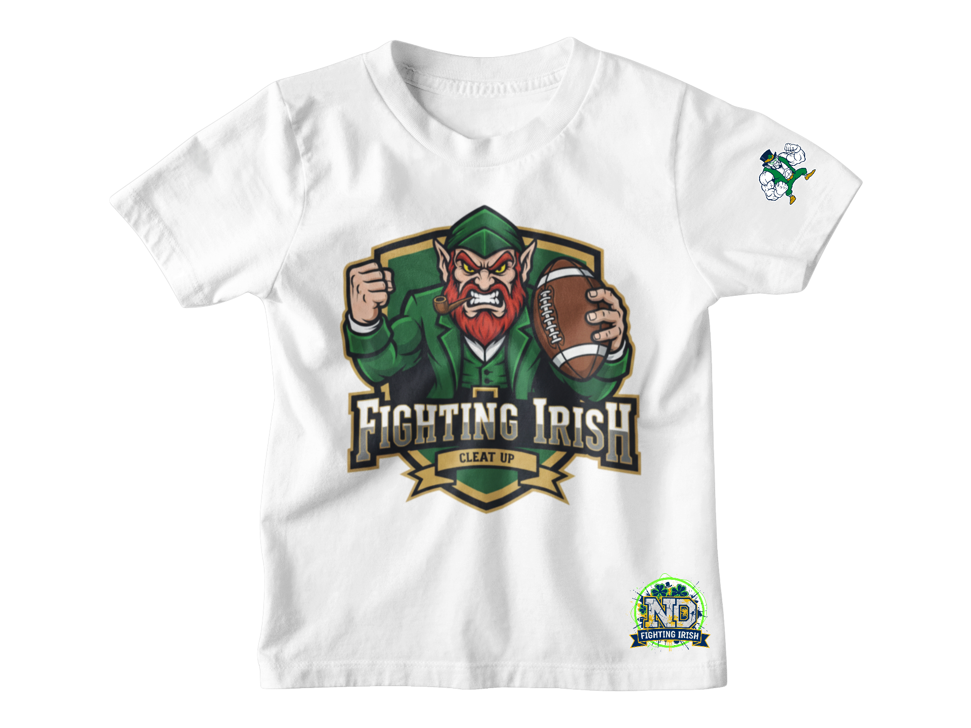 Norte Dame Luck of The Irish Short Sleeve Tshirt