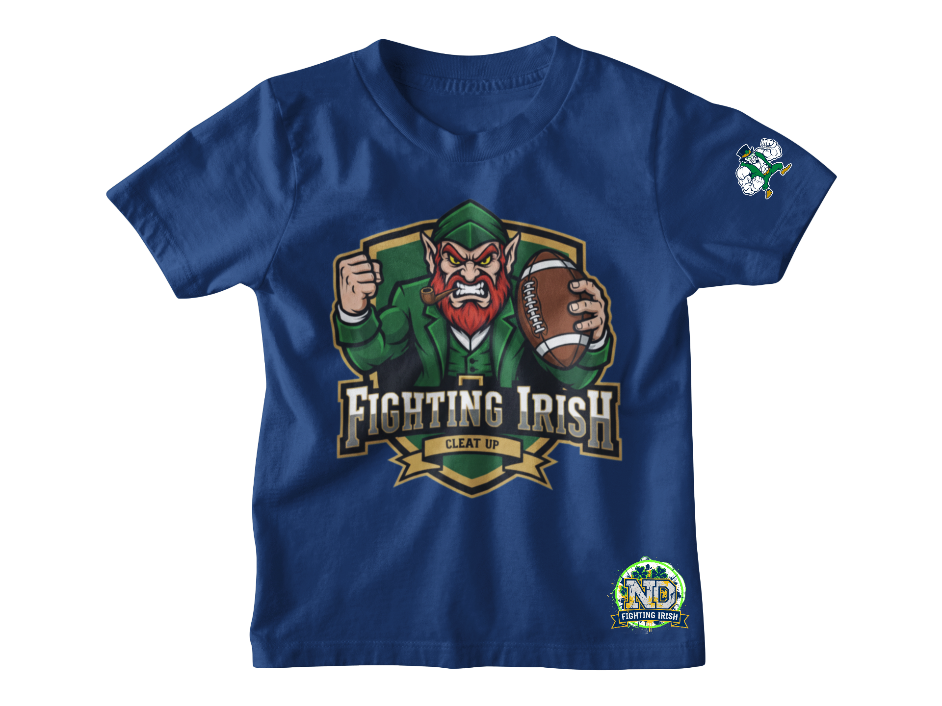 Norte Dame Luck of The Irish Short Sleeve Tshirt