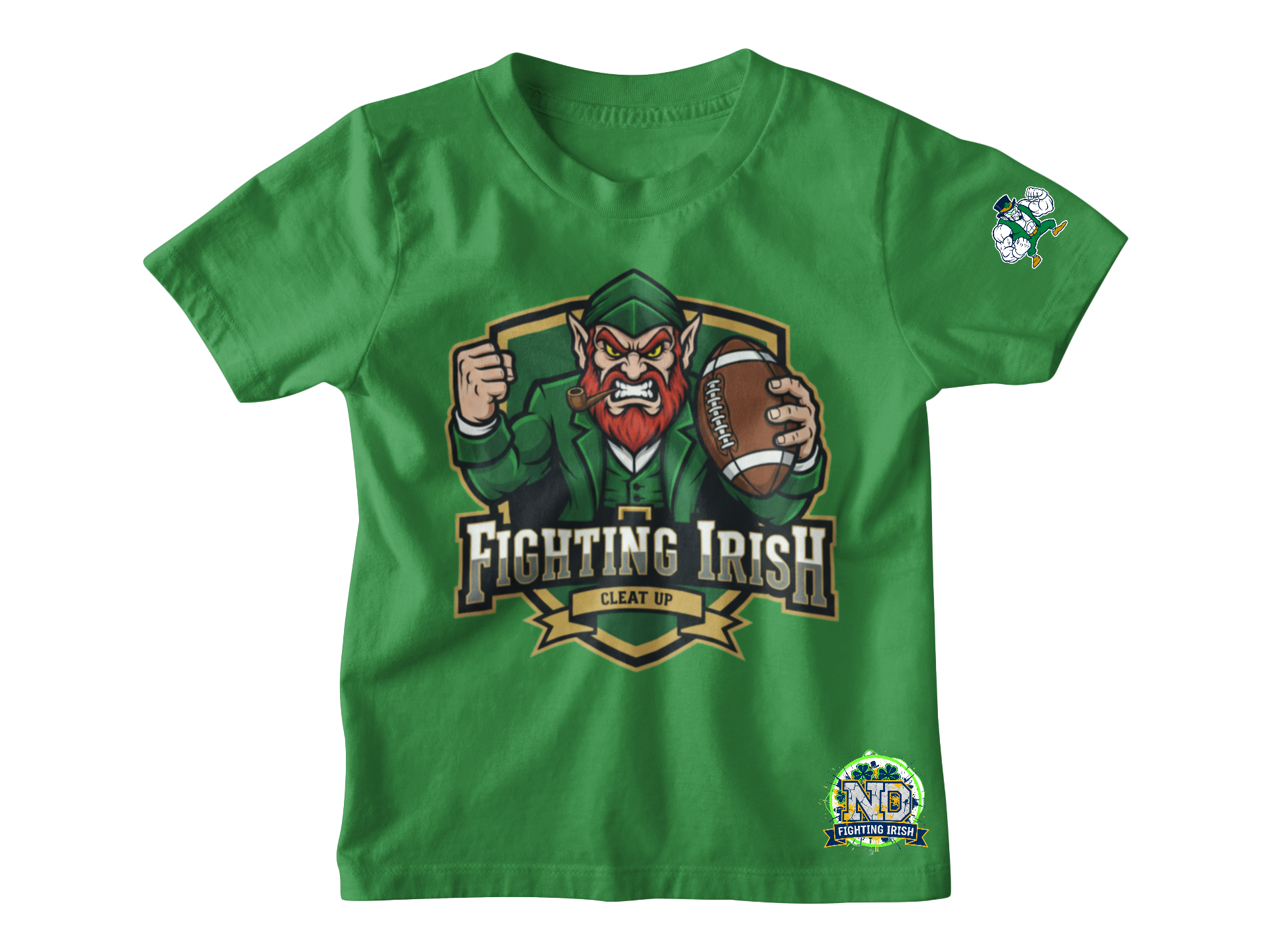 Norte Dame Luck of The Irish Short Sleeve Tshirt