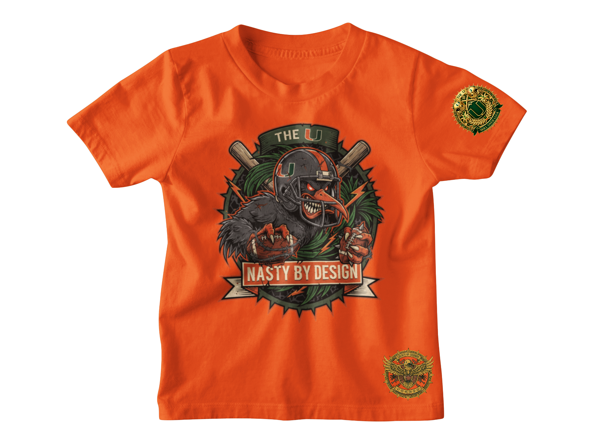 Miami Hurricanes “Nasty By Design” Short Sleeve Tshirt