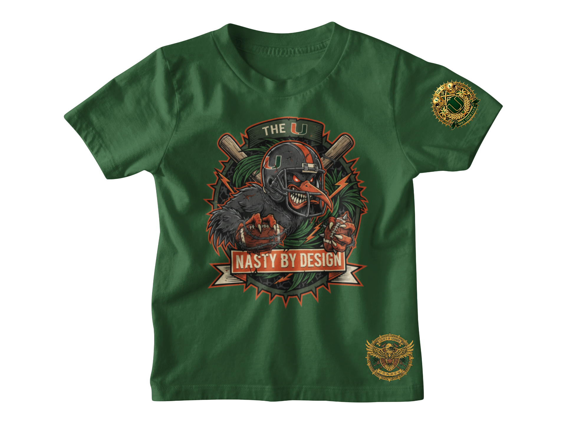 Miami Hurricanes “Nasty By Design” Short Sleeve Tshirt