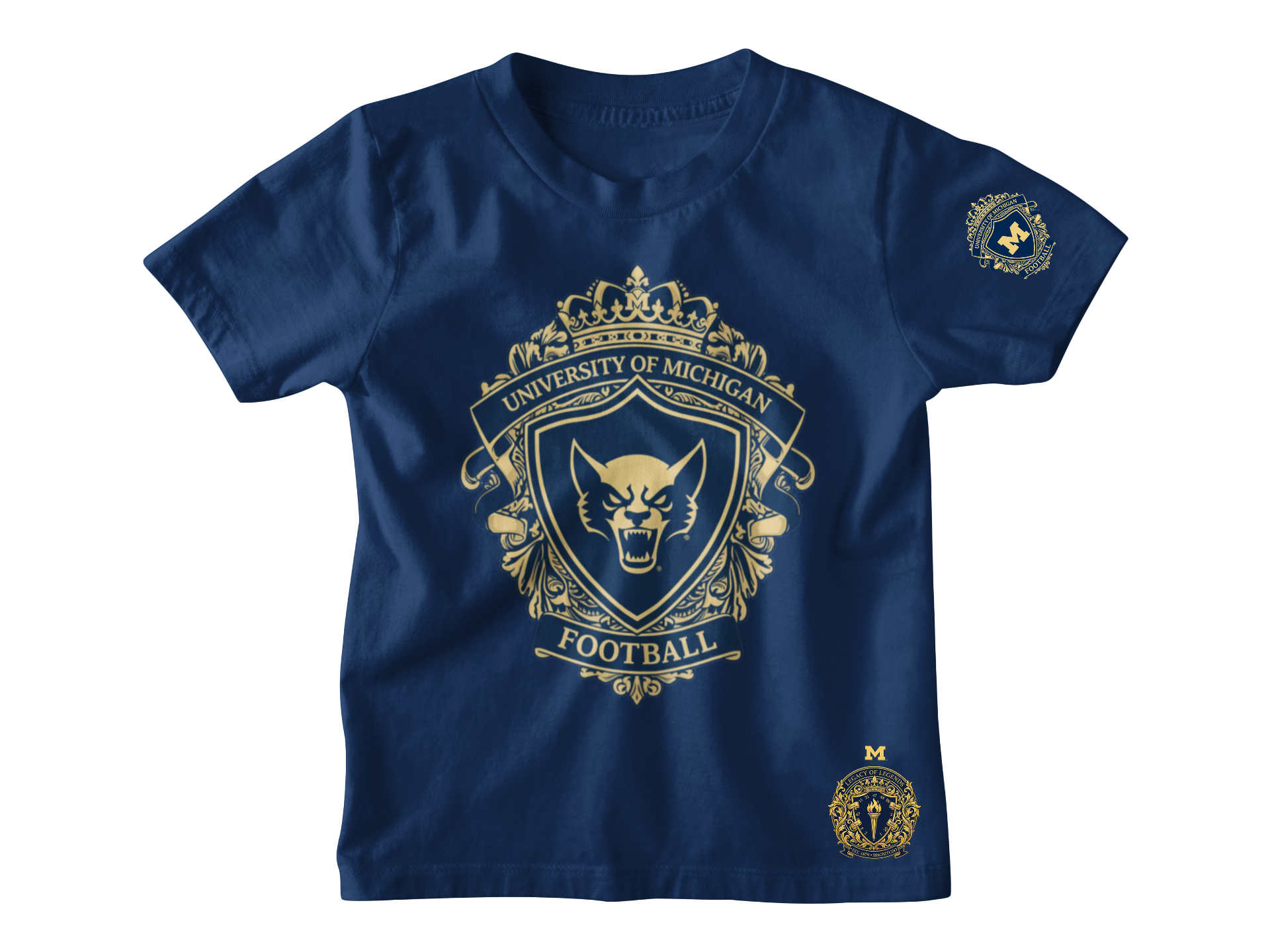 Michigan Crest Short Sleeve Tshirt