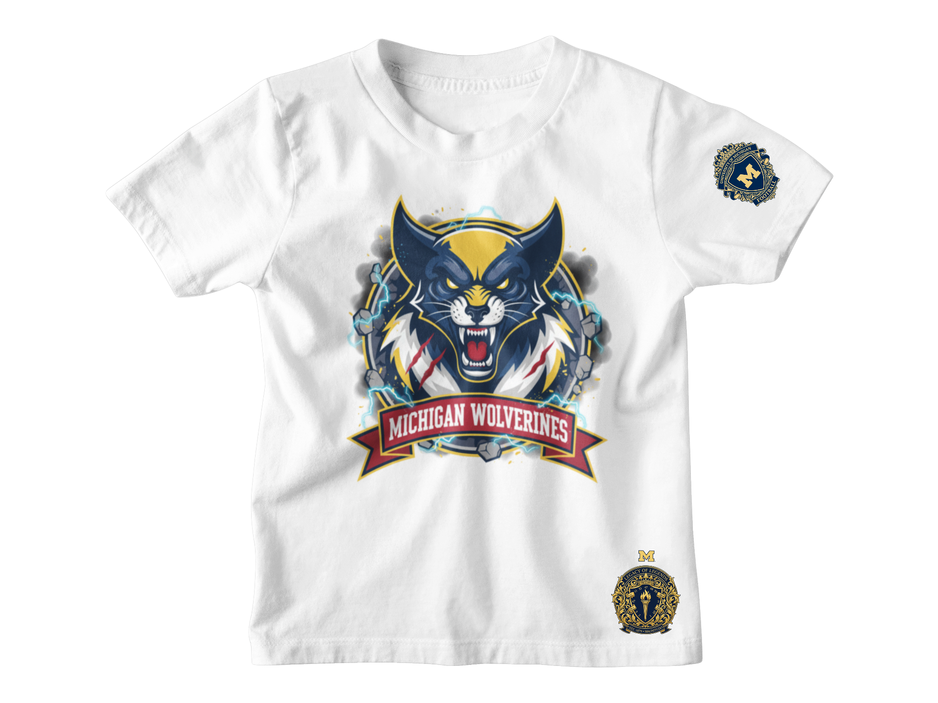 Michigan “Wolverine Attack” Short Sleeve Tshirt